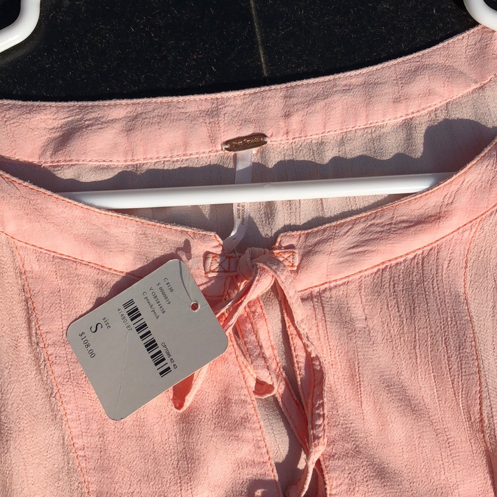 Peach Free People Dress :  Brand New